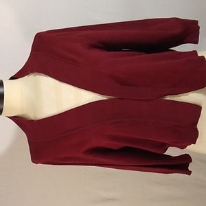 RonniNicole cropped sweater cranberry sz 1X